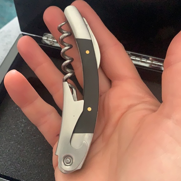 Ritz-Carlton wine cork and cork screw with bottle top remover and knife - Picture 6 of 8